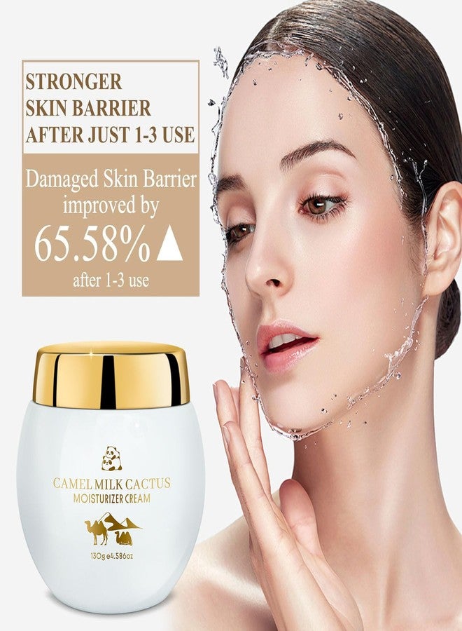 AOAO Camel Milk Cactus Moisturizing Repair Cream, Moisturizer Night Cream for Face and Neck, Maintains Normal Stratum Corneum Hydration, Improves Skin Feel, Fast-Absorbing & Nourishing 130g/4.6oz - Image 5